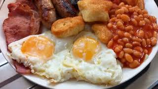 Full English breakfast  Stakeout Movie  1987  HOBNOBampSLIPPERS [upl. by Campney731]