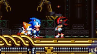 Shadow SSZ Boss  Sonic Mania Mods ⮚ Walkthrough [upl. by Ettevi]