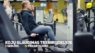 Pratimai pradedančioms sportuoti moterims 1 diena – LEMON GYM [upl. by Trace]