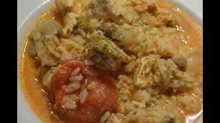 Riz cabillaud poulet coco cookeo [upl. by Bocyaj]