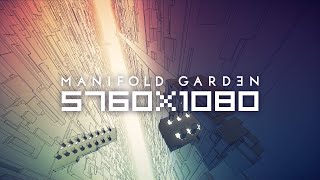 Manifold Garden  Gameplay  5760x1080 163489  Triple Screen  nVidia Surround [upl. by Eelarbed]