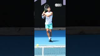 Carlos Alcaraz Backhand Slowmotion shorts [upl. by Ttirb]