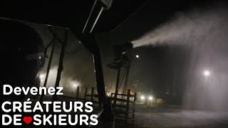 Devenez créateurs de skieurs  Préposée à la fabrication de neige [upl. by Assirak]