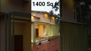 PREFAB HOME BUILT IN 3 MONTHS  3 മാസം കൊണ്ട് പണിത ഇരുനിലവീട്  1400 sqft  home hometour prefab [upl. by Atteinotna]