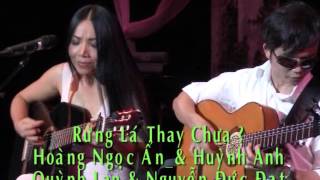 Rừng Lá Thay Chưa  Quỳnh Lan amp Nguyễn Đức Đạt In Live show of Mien Du Dalat [upl. by Nerag]