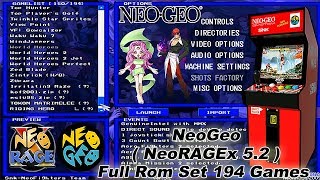 NeoGeo  NeoRAGEx 52  Full Rom Set Complete Pack Download [upl. by Ander552]