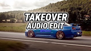 Takeover  AP DHILLON  edit audio [upl. by Leksehcey320]