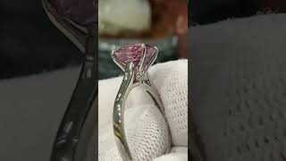 Platinum Ring with Lavender Spinel Elegance and Unique Style platinumjewelry naturalgems spinel [upl. by Neenahs171]