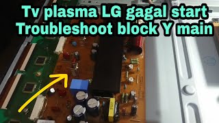 cara servis tv plasma LG hanya berkedip vlog157 [upl. by Tnarb]