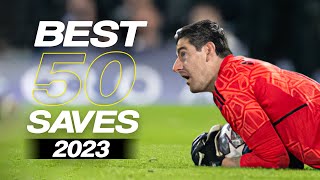 Best 50 Goalkeeper Saves 2023  HD 28 [upl. by Vipul]