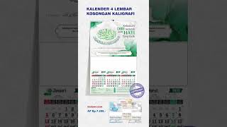 “✨ KALENDER KALIGRAFI ✨ [upl. by Anitsuga]