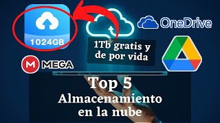 TOP 5 MEJOR almacenamiento en la NUBE en 2022 [upl. by Bonnes]