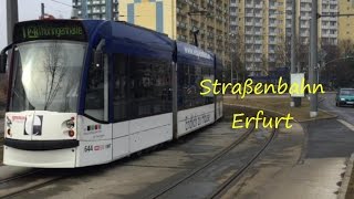 Straßenbahn Erfurt [upl. by Ahsinoj]