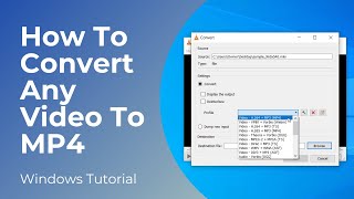 How To Convert Video To MP4 Full Tutorial [upl. by Broucek]