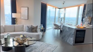 Walkthrough of the opulent 1435sqft 3 bedroom at UOL’s The Sky Residences in London’s CBD [upl. by Yoong75]