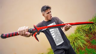 ESSA É MINHA NOVA ESPADA KATANA DO FUTURO [upl. by Sirtimed]