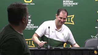 Baylor Basketball M Media Availability  January 26 2024 [upl. by Affay]