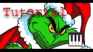 Youre a Mean One Mr Grinch Hague Advanced Piano Tutorial [upl. by Tobe]