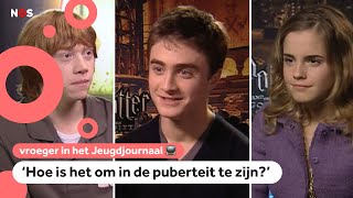 Vroeger in het Jeugdjournaal de Harry Potteracteurs [upl. by Claudine]