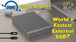 OWC Thunderblade V4  World’s Fastest Thunderbolt 3 TB3 External SSD [upl. by Alaek119]