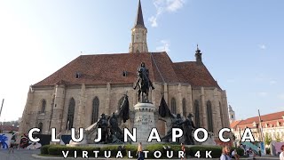 ClujNapoca Virtual Tour 4K Explore the capital of Transylvania [upl. by Nit]