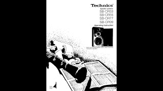 TECHNICS SBCR33 01 PDF MANUAL [upl. by Bubalo]