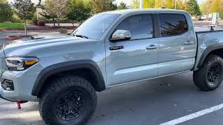 Tacoma Trd Pro on 33s with no lift  360 walk around [upl. by Dyan737]