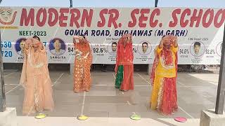 New Holi Song 2024  Faganiyo  Holi ra Geet Dance by 10th class girls [upl. by Rubi773]