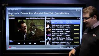 Samsung SMTS7800 FreesatHD PVR  Demonstration Video of VOD amp Web Content [upl. by Werra]