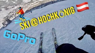 GoPro Ski fahren ⛷  Skiing at Hochkönig  Hinterthal Dienten Mühlbach  Österreich GoPro HD [upl. by Sirtaeb]