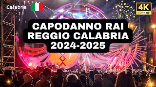 Capodanno Rai  REGGIO CALABRIA 20242025 [upl. by Alfeus]