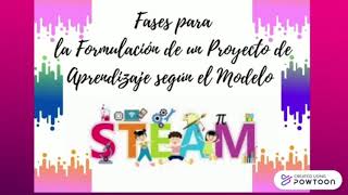 Fases para la formulación de un proyecto de aprendizaje según el modelo Steam [upl. by Remled873]