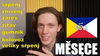 Slavic languages month names comparison  InterslavicENG SUB  KratkaAnaliza  měsęce [upl. by Ettenel]