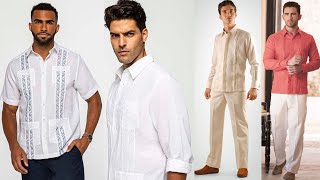 CAMISA GUAYABERA o CUBAVERA en VERANO Fashion Men [upl. by Darwin]