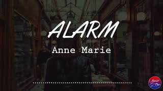 AnneMarie  Alarm Lyric Video [upl. by Edvard]