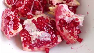 Pomegranates Making Pomegranate Jam [upl. by Bodi]