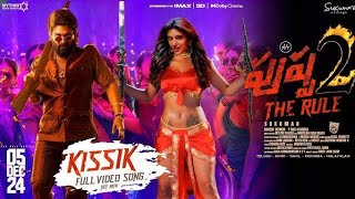 Kissik full video song  kissik song  kissik song slowed and reverb  pushpa 2 songs [upl. by Aimak]