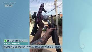 Vila Cruzeiro Homem que ostentava armas em vídeo é preso [upl. by Dachia]