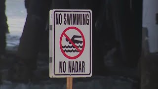 LA County beach warnings issued [upl. by Neale]