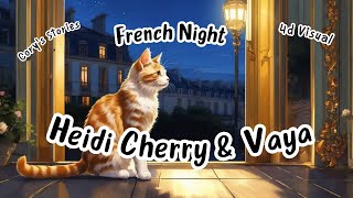 Fun Bedtime Story For Kids  Heidi Cherry amp Vaya  French Night [upl. by Odericus]