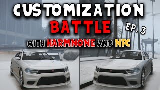 GTA V Customization Battle  Buffalo STX with HarmNone and NoProblemCheating EP 3 [upl. by Assyl125]