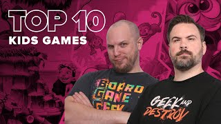 Top 10 Kids Games  BGG Top 10 w The Brothers Murph [upl. by Gorey]