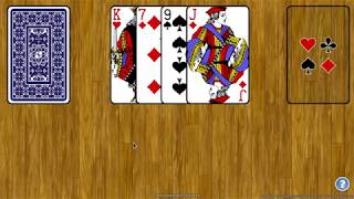 One Handed Solitaire Solitaire  How to Play [upl. by Aifos]