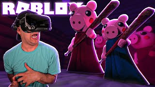 I played ROBLOX PIGGY in VR [upl. by Ibor84]