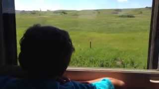 A Ride From Stettler to Big Valley On The Alberta Prairie Railway 2014 07 [upl. by Lednahc]