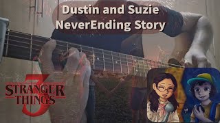 Never Ending Story Dustin and Suzie  Stranger Things S3 Fingerstyle Cover [upl. by Kiki]