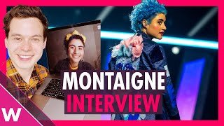 Montaigne  Australia SBS Eurovision 2020 Big Night In  Interview [upl. by Sena796]