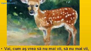 Moartea caprioarei  versuri Nicolae Labis Death ot the deer  romanian poem [upl. by Dorsman138]