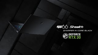 The New GS66 Stealth 10UX  Sharper in Core Black  MSI [upl. by Anairuy]