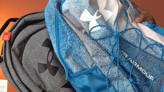 Lets Compare  Under Armour Hustle 50 VS Sports Backpacks [upl. by Fallon]